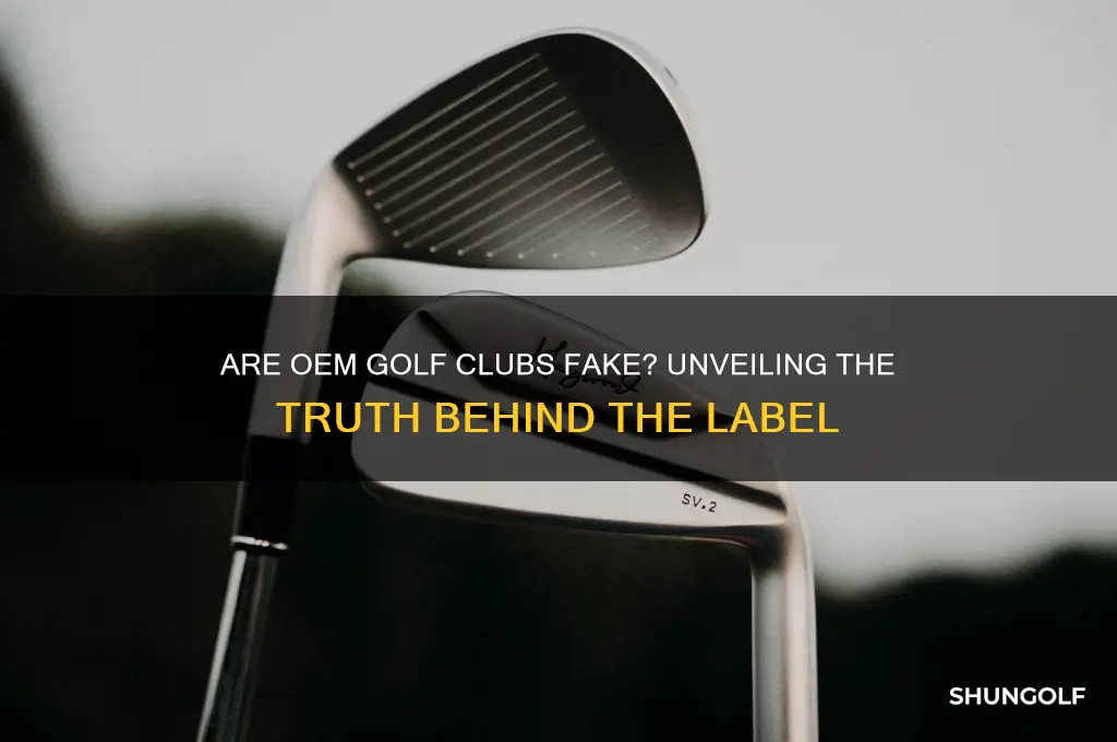 are oem golf clubs fake