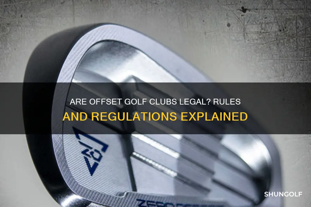 are offset golf clubs legal