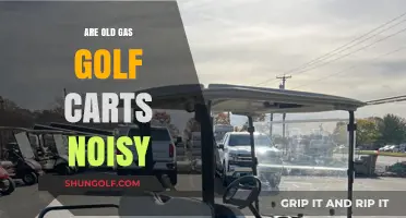 Are Old Gas Golf Carts Noisy? Exploring Noise Levels and Solutions