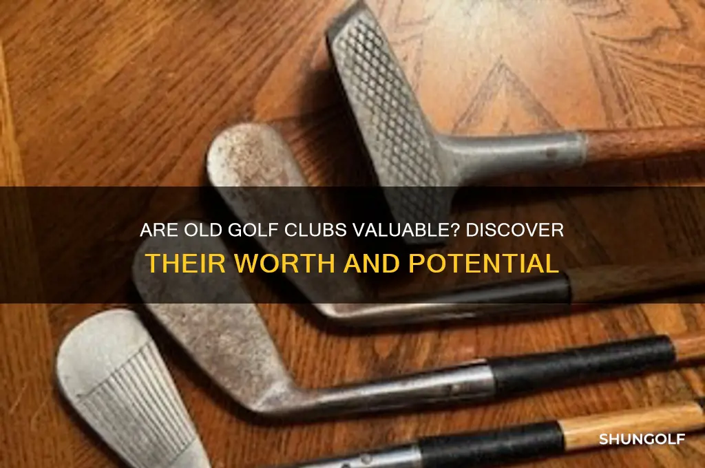 are old golf clubs worth anything
