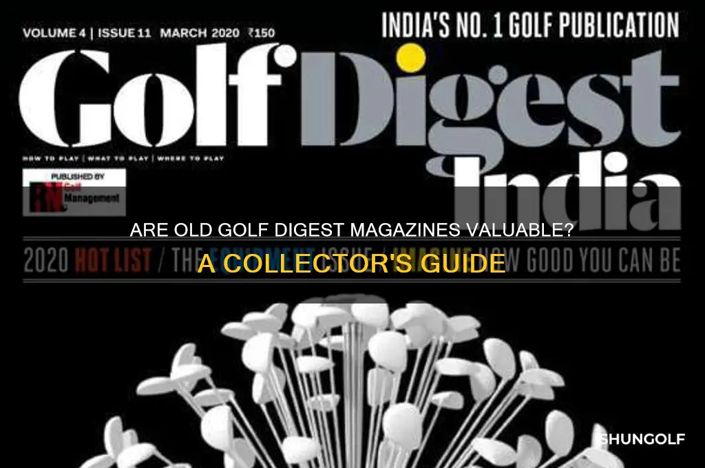 are old golf digest worth anything