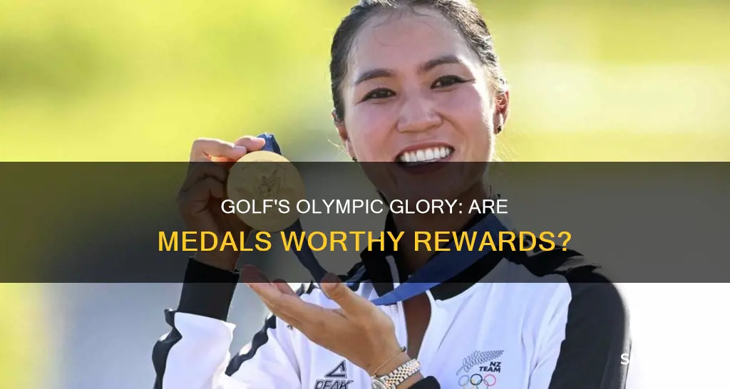 are olympic medals real golf