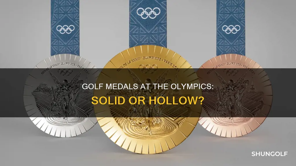 are olympic medals solid golf
