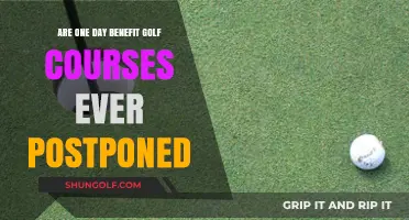 One-Day Golf Tournaments: Postponement Policies and Weather Contingencies