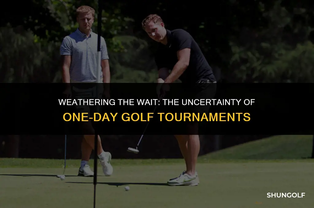 are one day benefit golf tournaments ever postponed