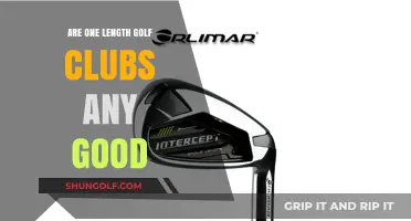 One Length Golf Clubs: Pros, Cons, and Performance Insights
