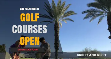 Palm Desert Golf Courses: Current Open Status and Updates