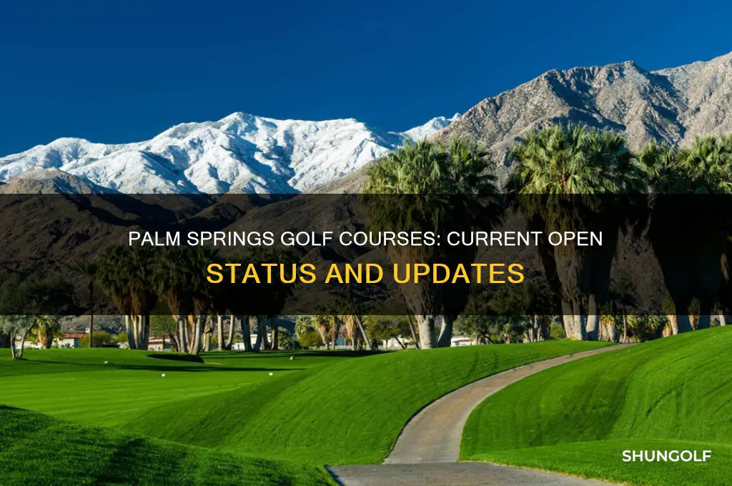are palm springs golf course open