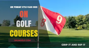 Pennant Style Flags: Their Role and Usage on Golf Courses