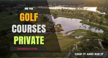 Are PGA Golf Courses Private? Exploring Membership and Access Options
