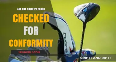 PGA Golfers' Clubs: Conformity Checks and Tournament Rules Explained