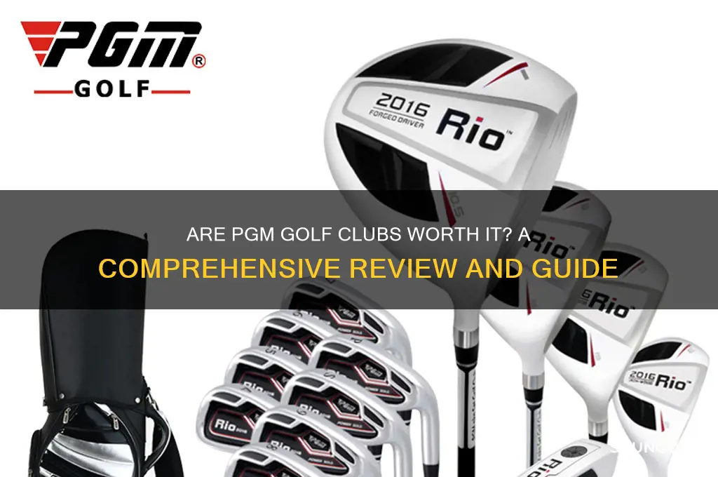 are pgm golf clubs good