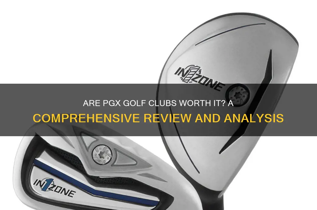 are pgx golf clubs good