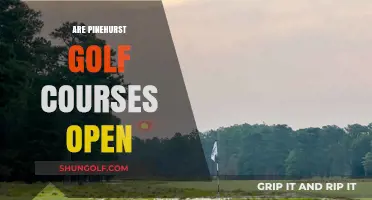 Pinehurst Golf Courses: Current Open Status and Updates