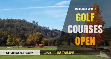 Placer County Golf Courses: Current Open Status and Updates