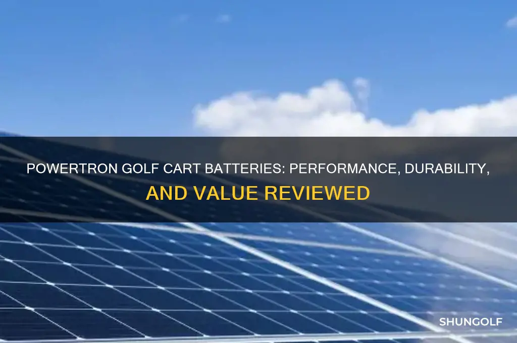 are powertron golf cart batteries any good