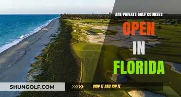 Are Florida's Private Golf Courses Open? Current Status and Updates