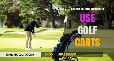 Can Pro Golfers Use Golf Carts in Tournaments? Rules Explained