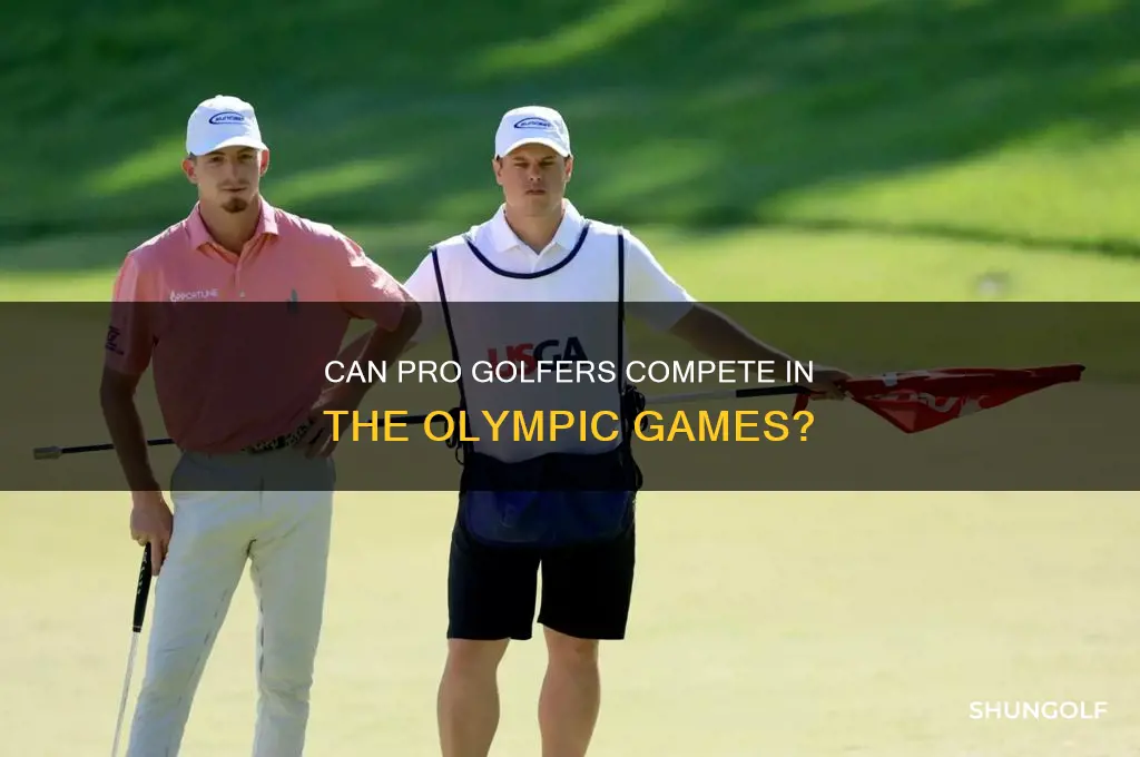 are professional eligible to play golf at olympics