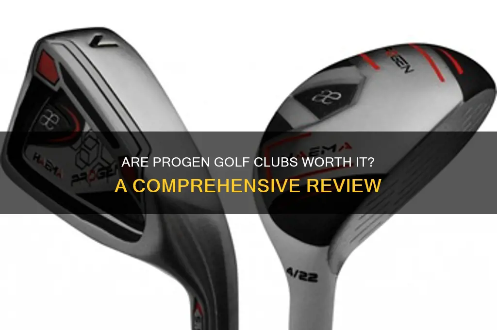 are progen golf clubs any good