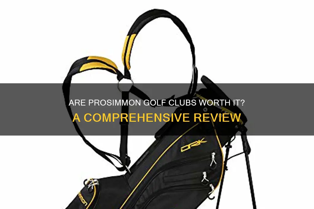 are prosimmon golf clubs any good