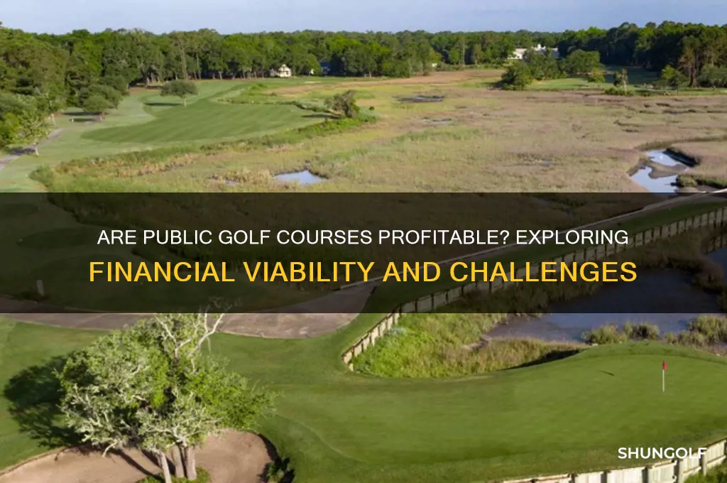 are public golf courses profitable