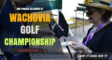 Can You Bring Purses to Wachovia Golf Championship? Rules Explained