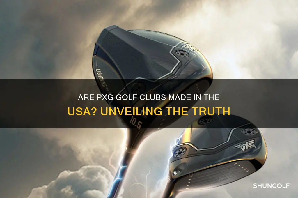 are pxg golf clubs made in the usa