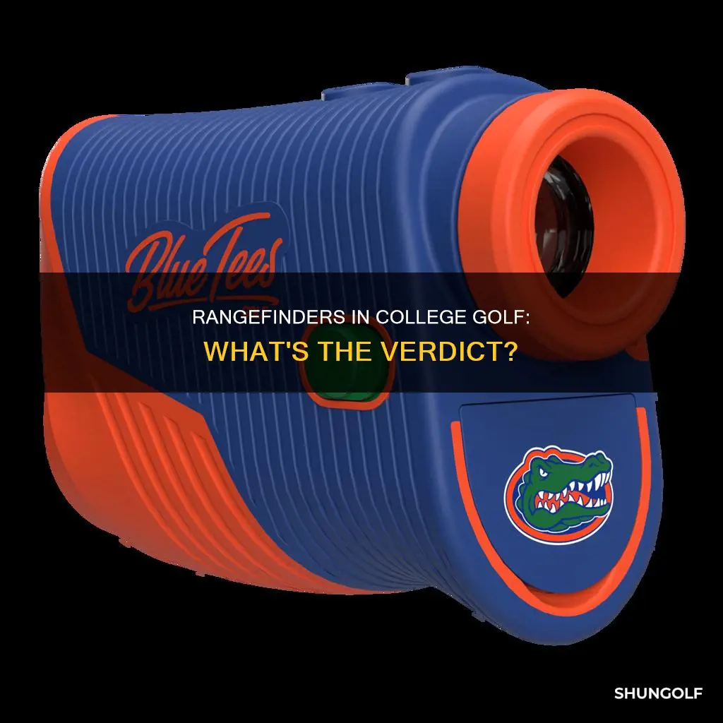 are rangefinders allowed in college golf