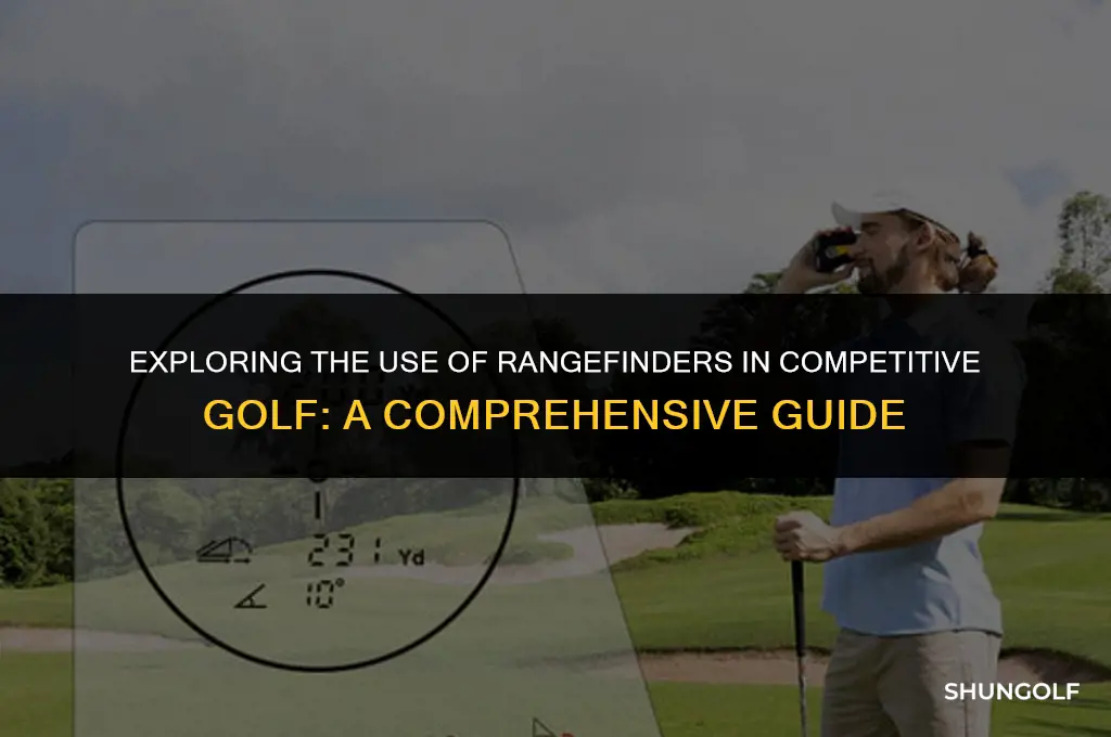 are rangefinders allowed in golf tournaments
