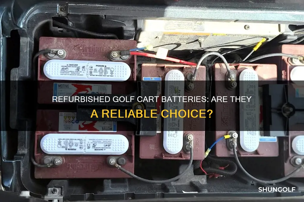 are refurbished golf cart batteries any good