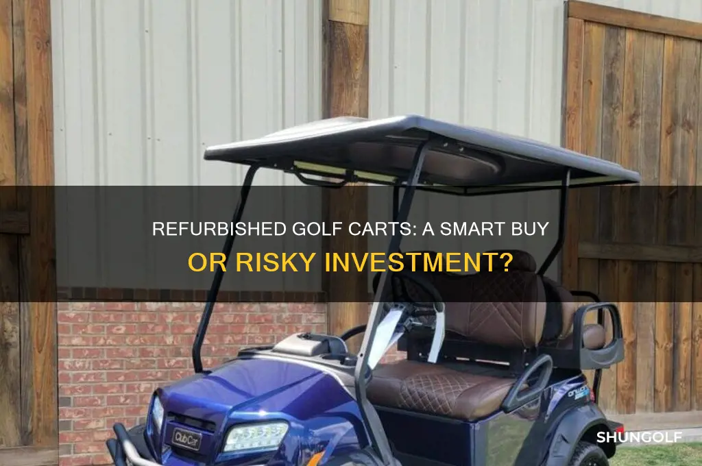 are refurbished golf carts good
