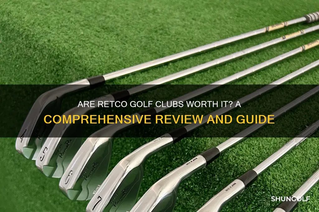 are retco golf clubs any good