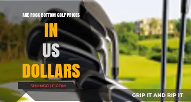 Rock Bottom Golf Prices: Are They Listed in US Dollars?