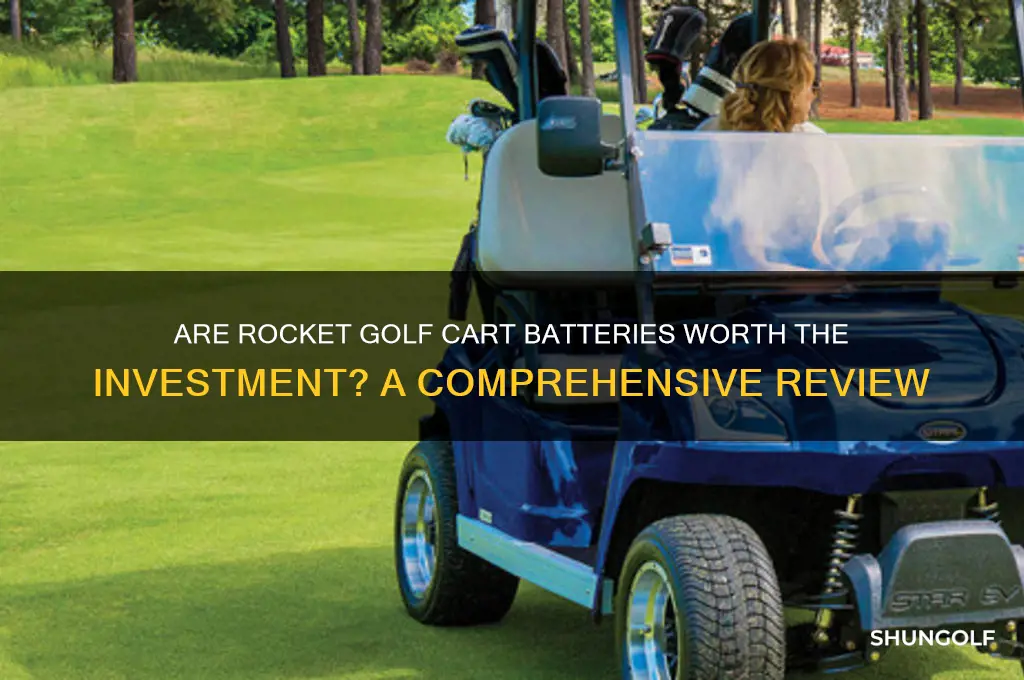 are rocket golf cart batteries good