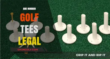 Rubber Tees: Legal for Golf?