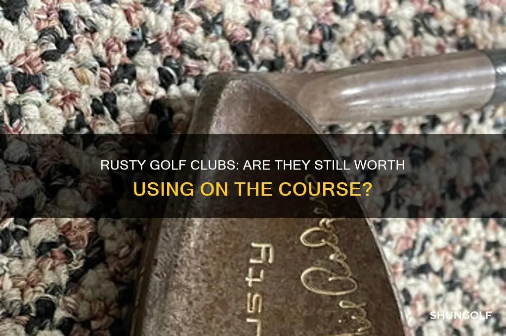 are rusty golf clubs good