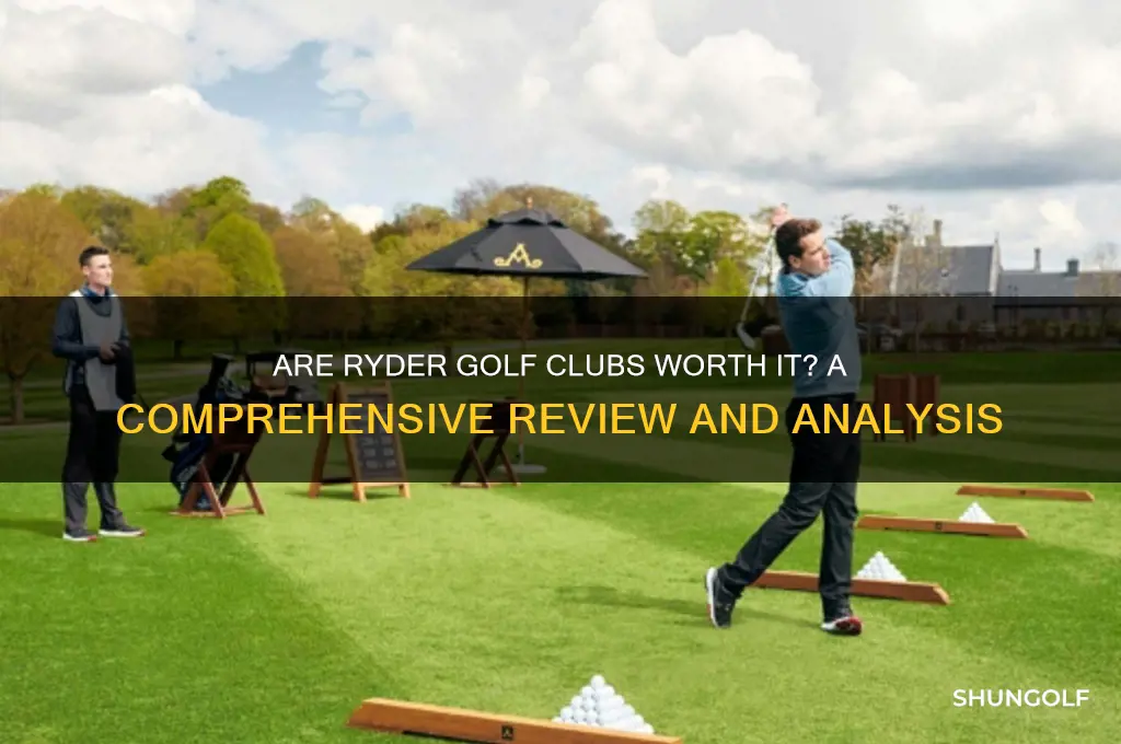 are ryder golf clubs good
