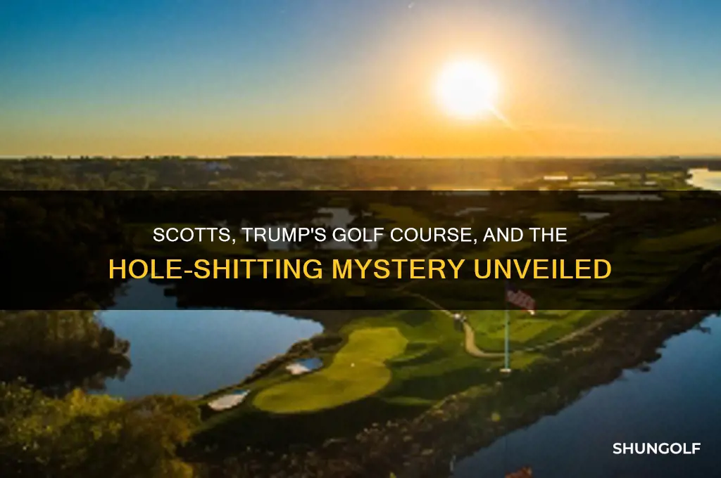 are scotts shitting in the holes on trump