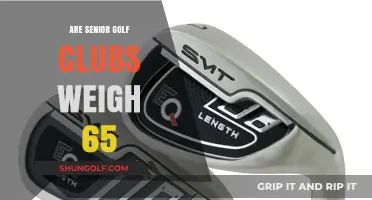 Do Senior Golf Clubs Weigh 65 Grams? Unveiling the Truth