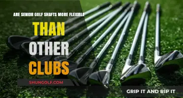 Senior Golf Shafts Flexibility: How Do They Compare to Standard Clubs?