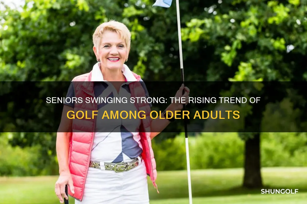 are seniors playing golf