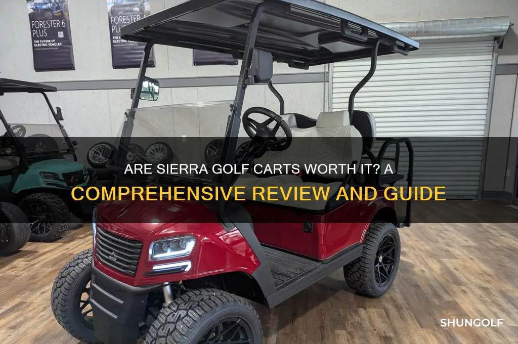 are sierra golf carts good