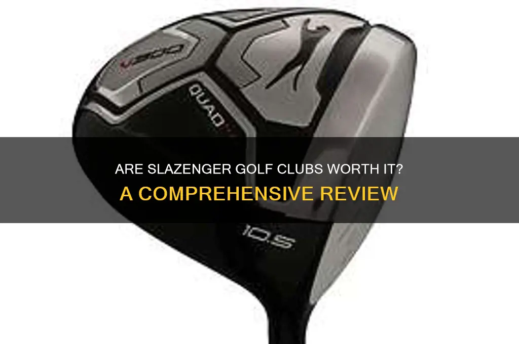 are slazenger golf clubs any good