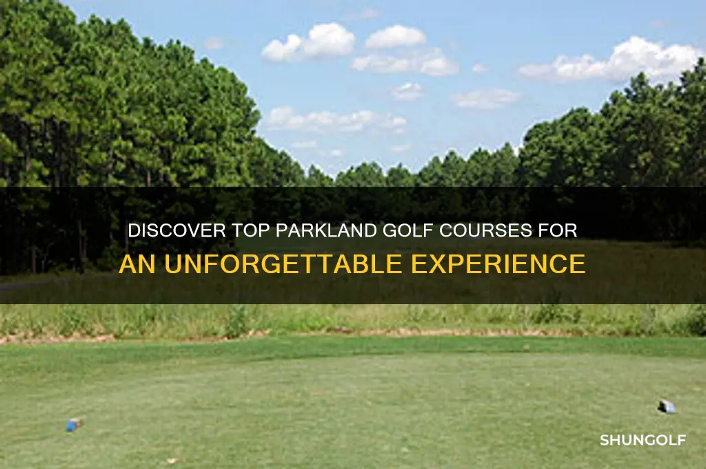 are some of the best golf courses in parkland