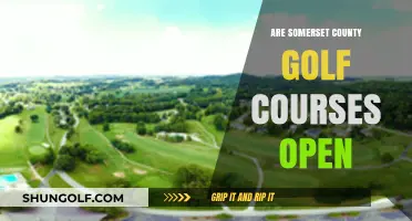 Somerset County Golf Courses: Current Open Status and Updates