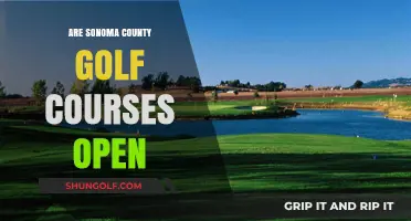 Sonoma County Golf Courses: Current Open Status and Updates