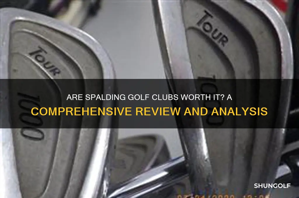 are spalding golf clubs any good