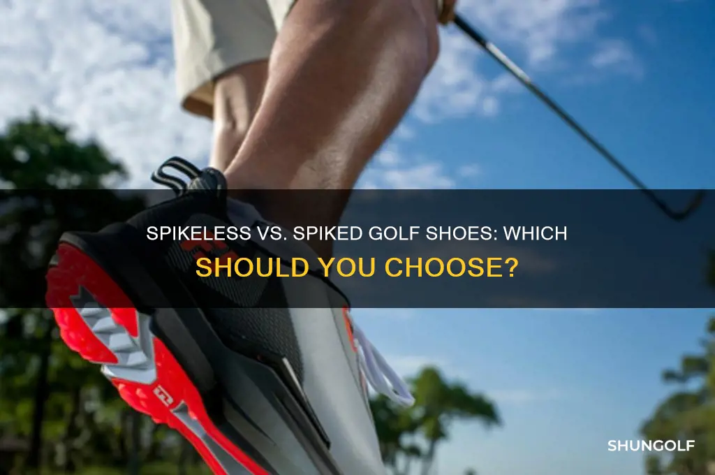 are spikeless golf show recommend over spikes