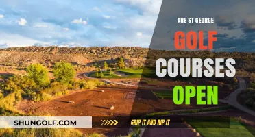 Are St. George Golf Courses Open? Current Status and Updates